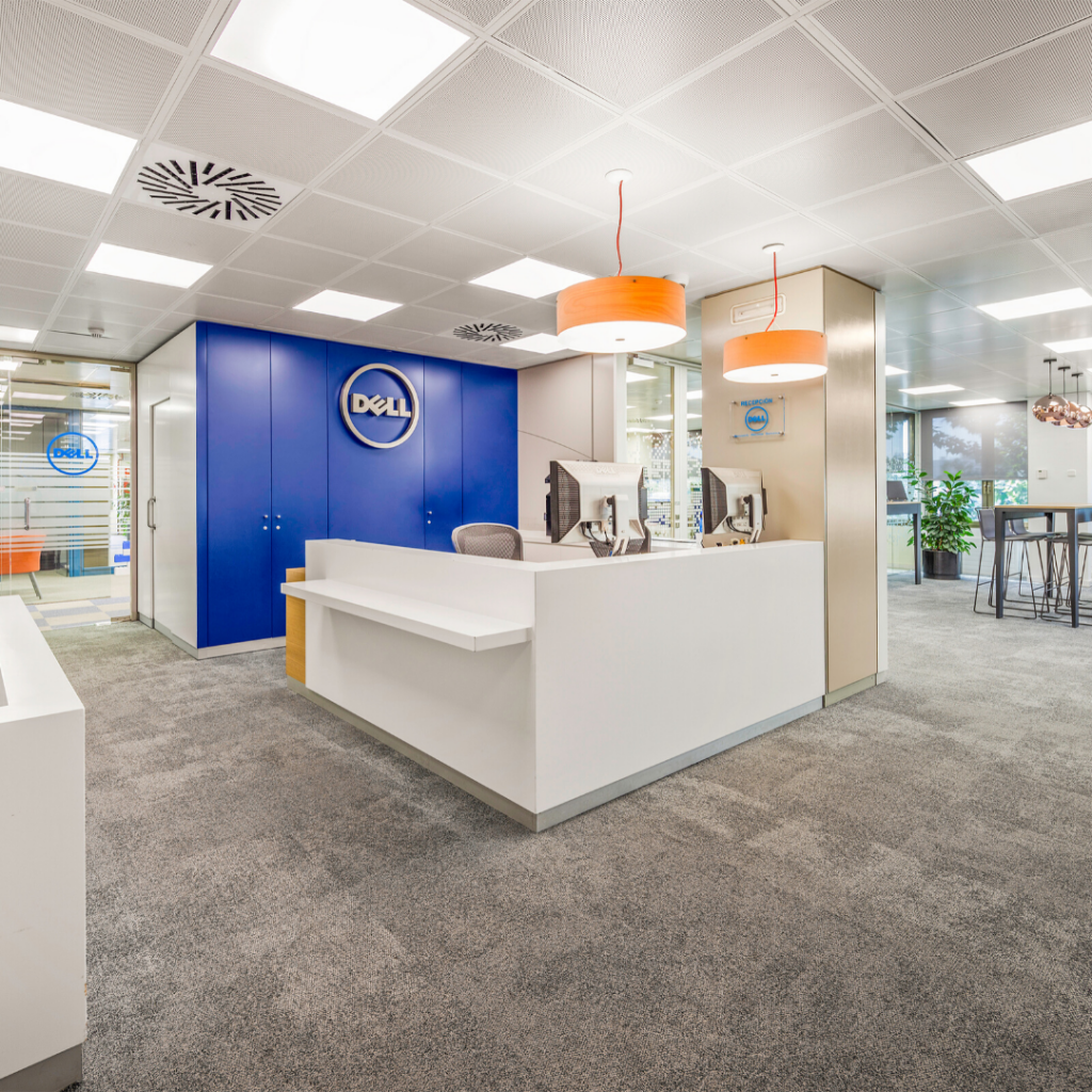 Oficina Dell, diseño de oficinas, Ivory