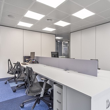 Oficinas MERZ, gestión del espacio, diseño de oficinas inteligentes, Ivory