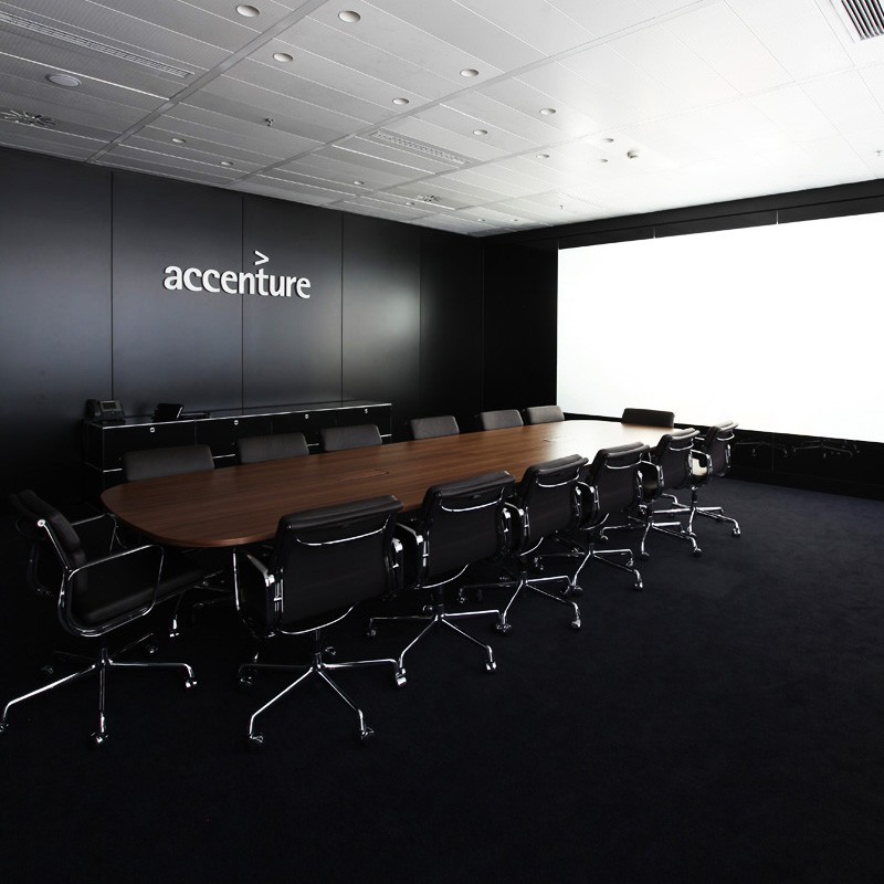 Accenture, diseño de oficinas - Ivory